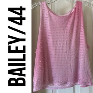 Bailey 44 Pink Studded Tank Top